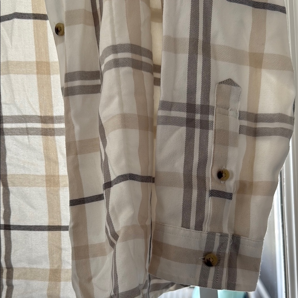 Plaid Button-Up Jacket - Picture 7 of 13
